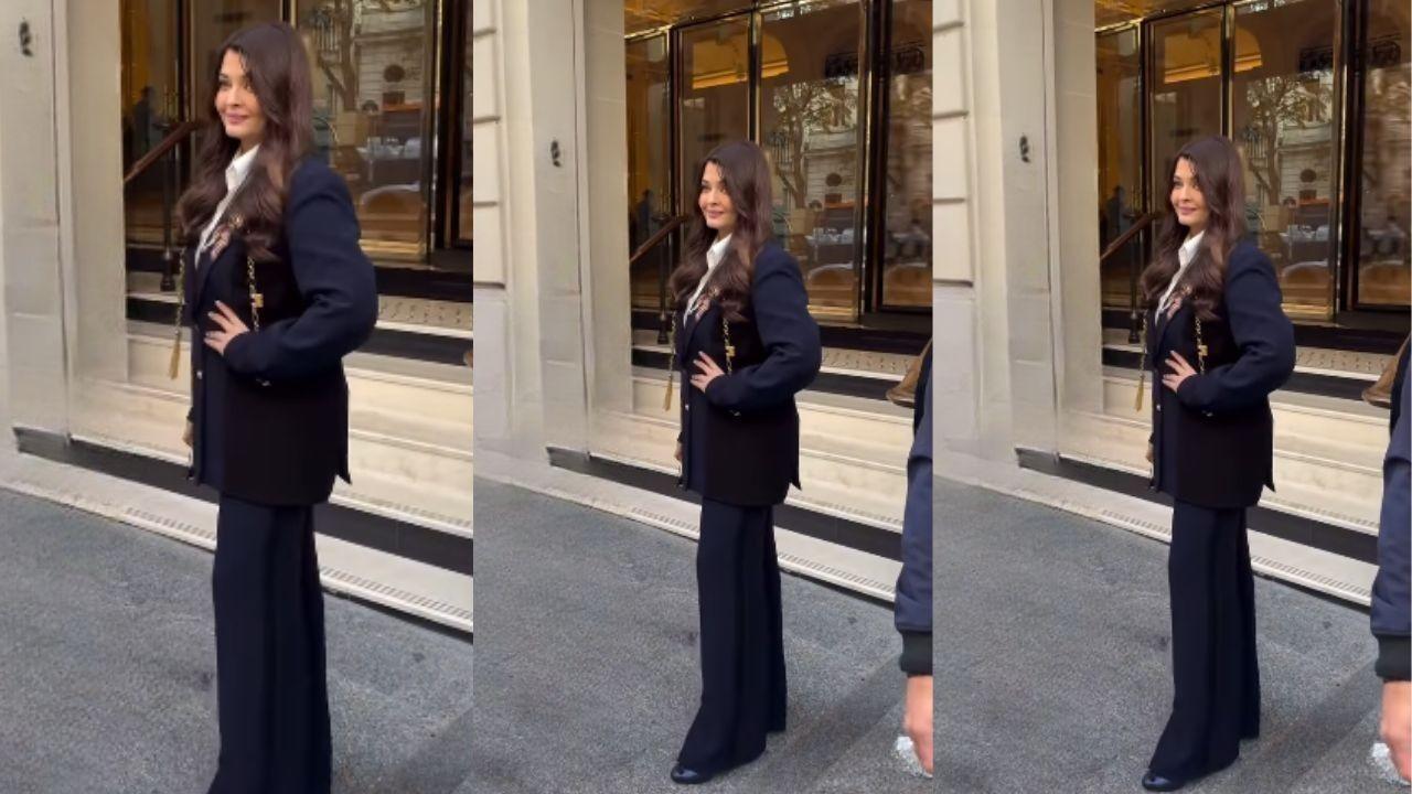 Aishwarya Rai with Aaradhya Spotted in Paris Ahead of Fashion Show