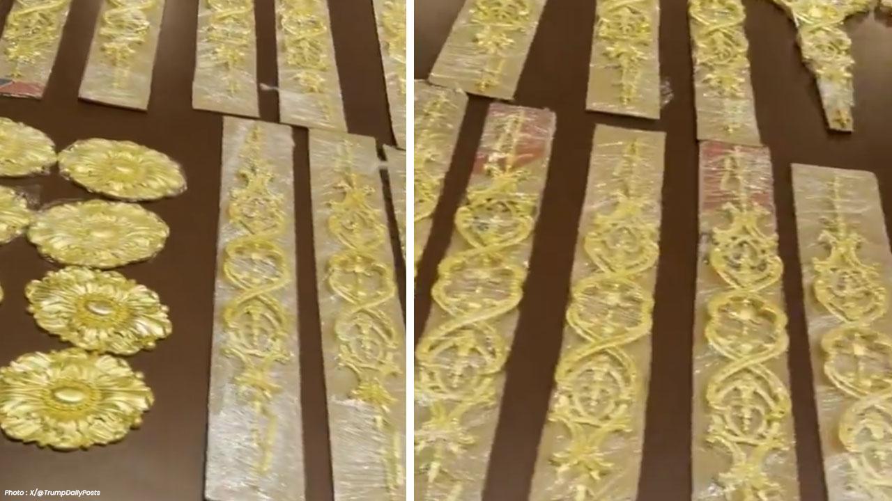 Trump Flaunts 24K Gold in Oval Office World Leaders Amazed