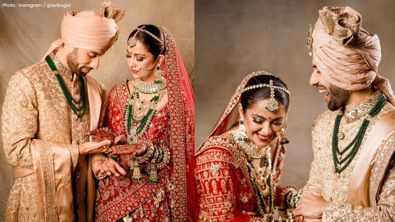 Avika Gor Married Roadies Star Milind Chandwani in Mumbai