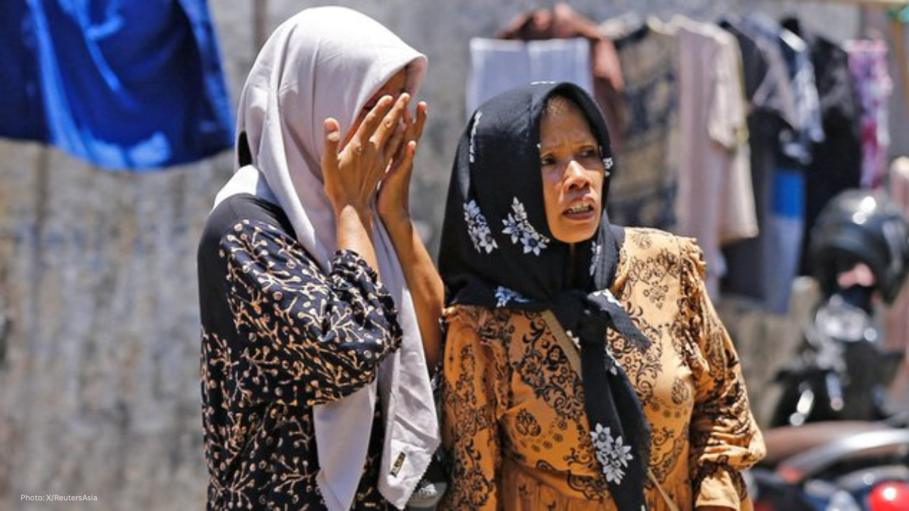 Mother's Hope Fades as Son Remains Trapped in Indonesia School Collapse