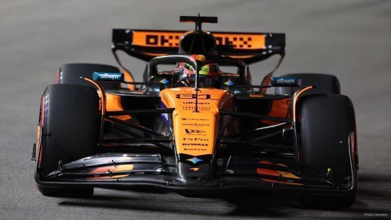 Singapore GP Practice Piastri Fastest Amid Chaos and Multiple Crashes