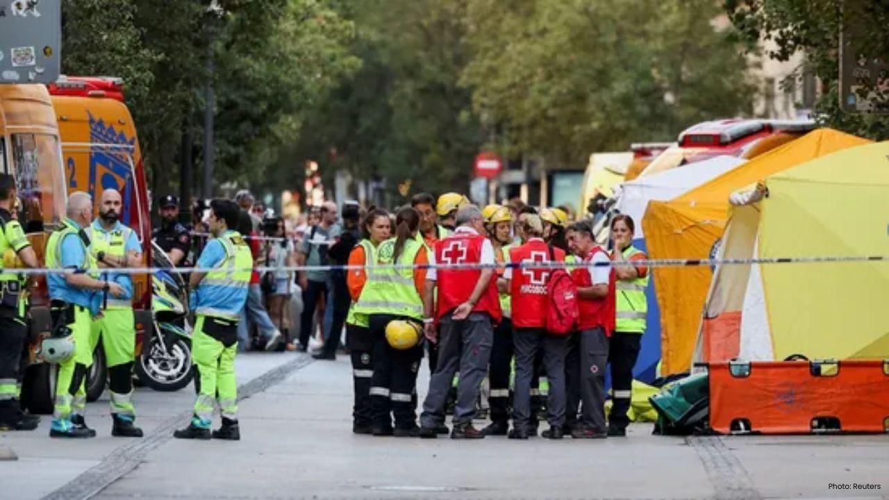 Madrid Building Collapse Kills 4 During Hotel Renovation Work