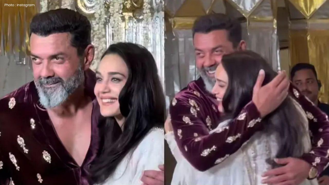 Bobby Deol and Preity Zinta Reunite at Manish Malhotra’s Diwali Bash
