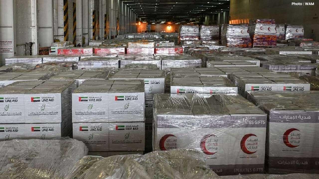 UAE Humanitarian Ship Sets Sail to Gaza With 7,200 Tonnes of Aid