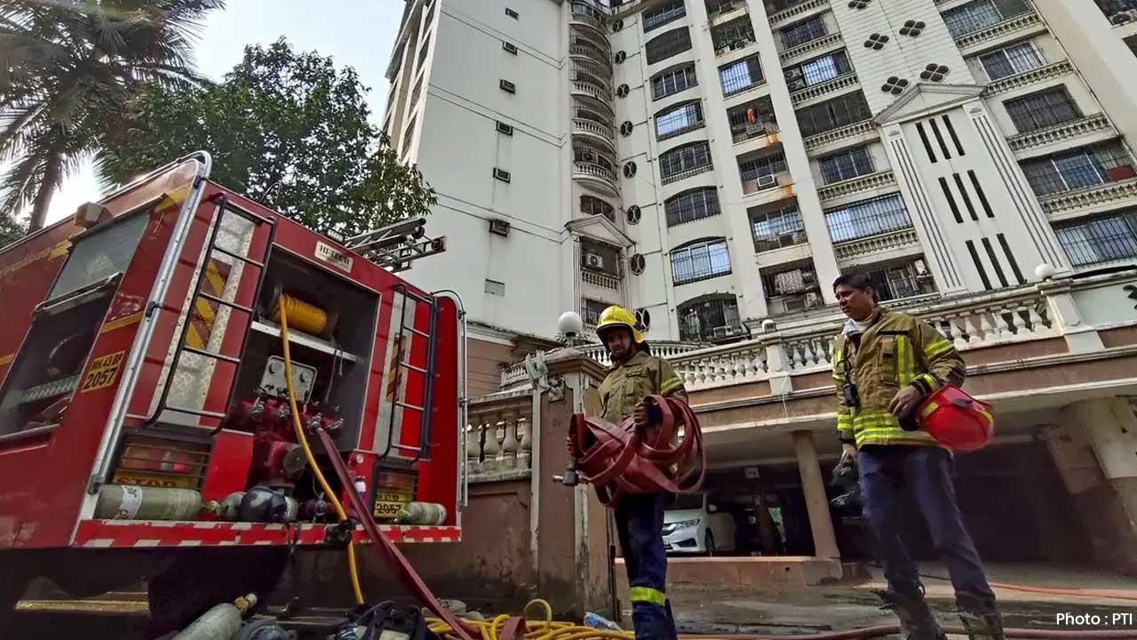 Navi Mumbai Fire Kills 4, Injures 10 at Raheja Residency