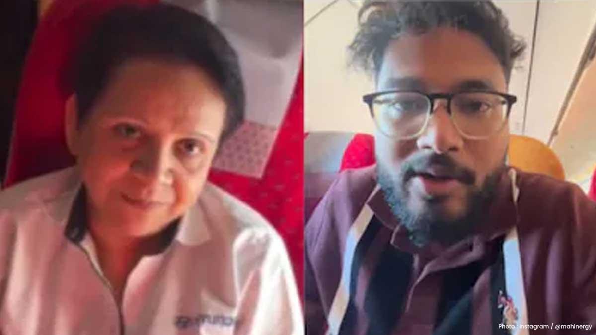 Air India Passenger Threatens YouTuber For Not Speaking Marathi