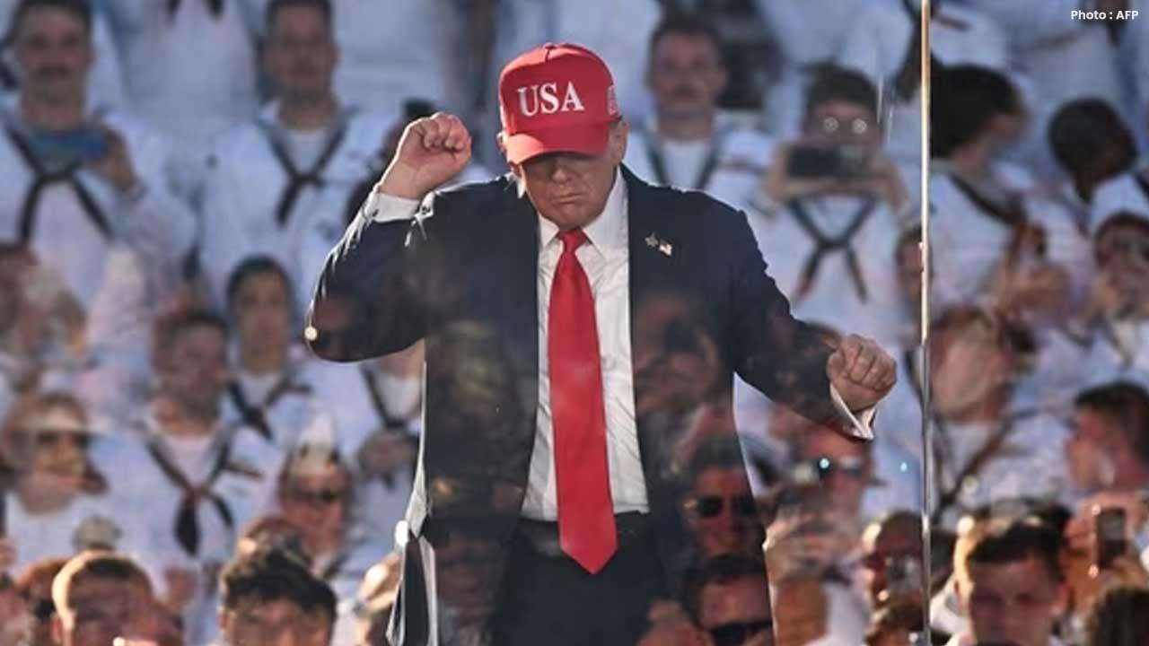 Trump Dances To YMCA With Marines Aboard US Ship In Japan