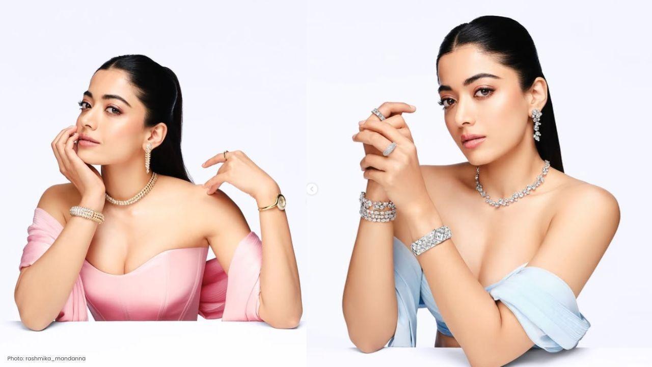 Rashmika Mandanna at Swarovski’s Masters of Light gala in Los Angeles
