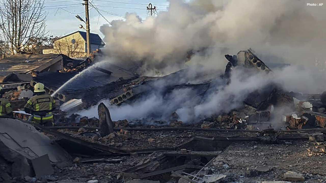 Russian Drone, Missile Strikes Cut Power Across Ukraine