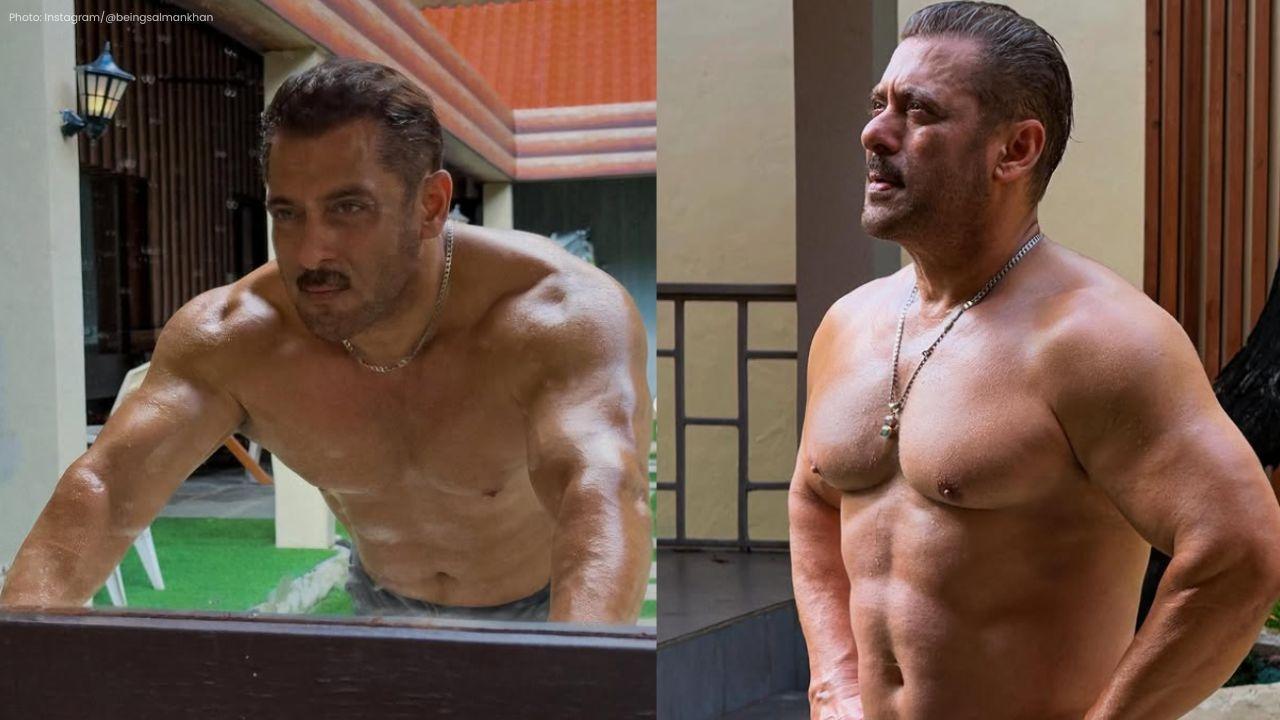 Salman Khan’s Post-Workout Shirtless Photos Stir Fans Ahead of Battle Of Galwan