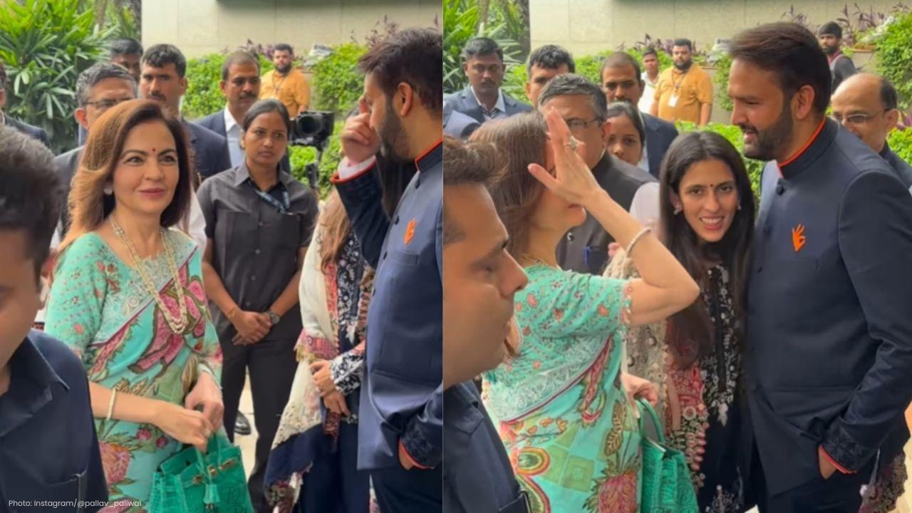 Nita Ambani and Shloka Mehta Dazzle at NSE Gathering