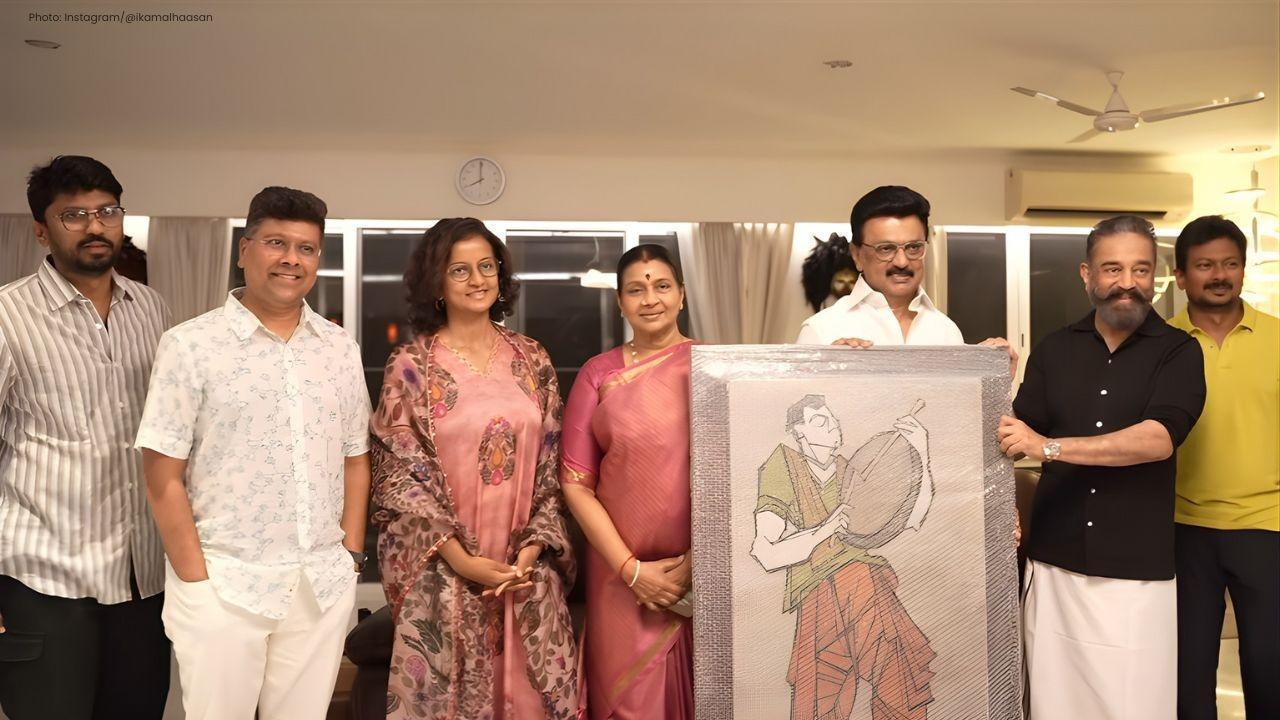 Kamal Haasan Celebrates 71st Birthday with MK Stalin and Udhayanidhi