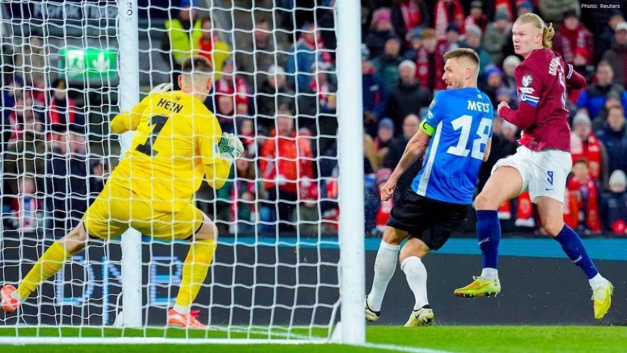Haaland Shines as Norway Triumphs 4-1 Against Estonia