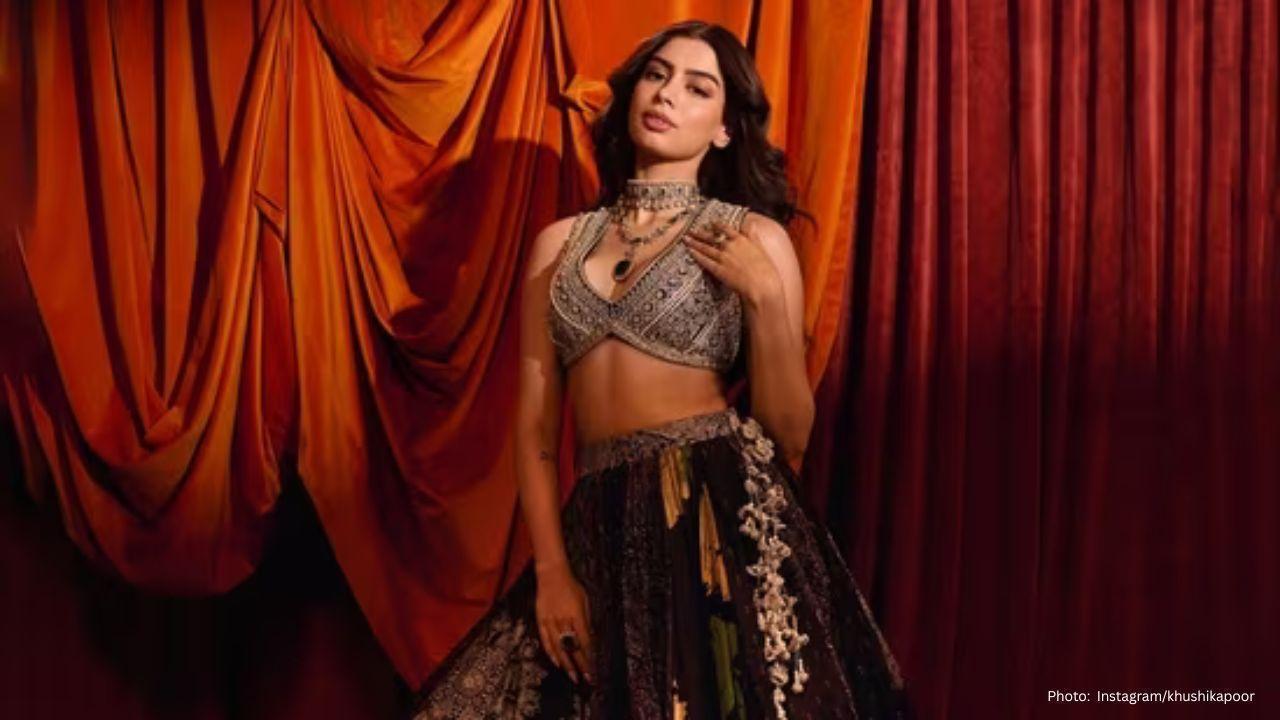 Khushi Kapoor Dazzles in Three Stunning Traditional Ensembles by Bhumika Sharma
