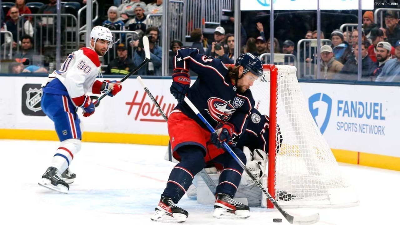 Marchenko Shines as Blue Jackets Edge Canadiens 4-3 in Shootout