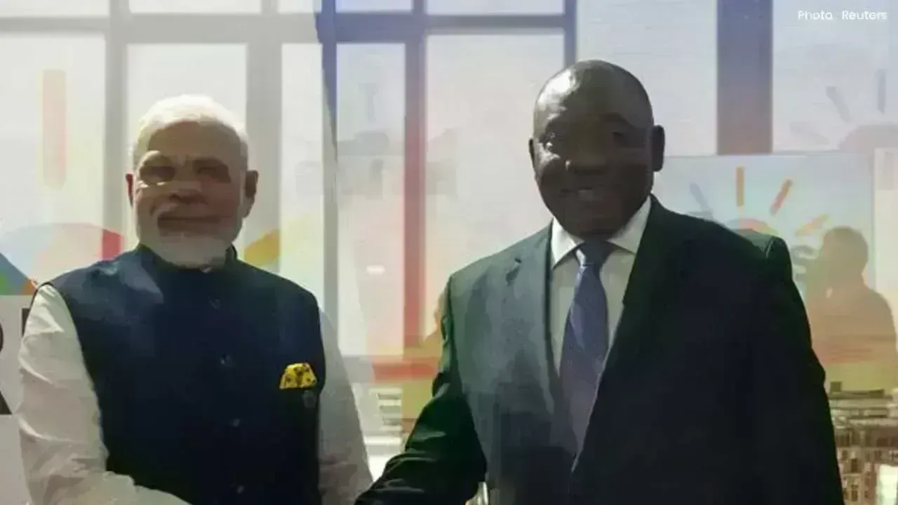 PM Modi and President Ramaphosa Discuss Enhanced Cooperation at G20