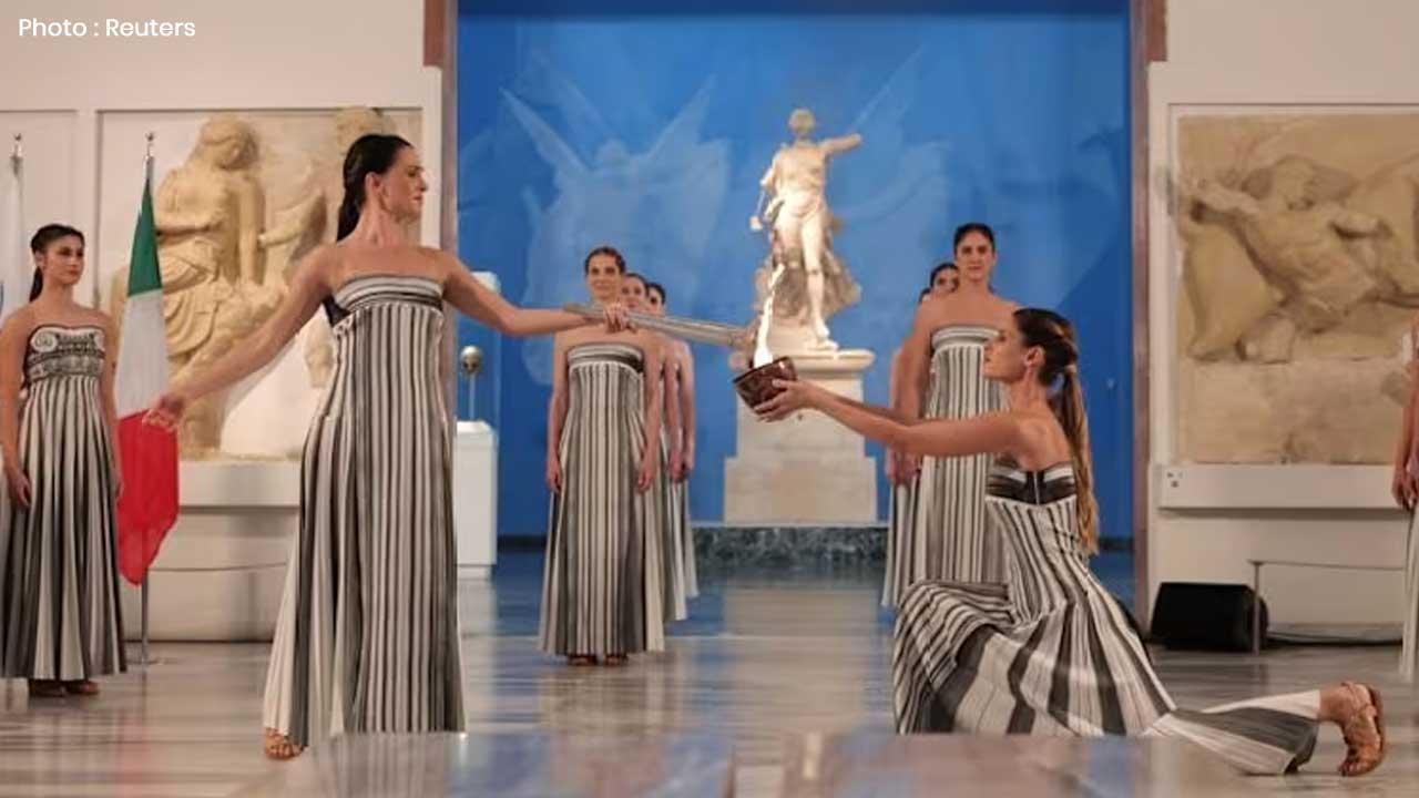 Milano-Cortina 2026 Torch Lit in Ancient Olympia Ahead of Games