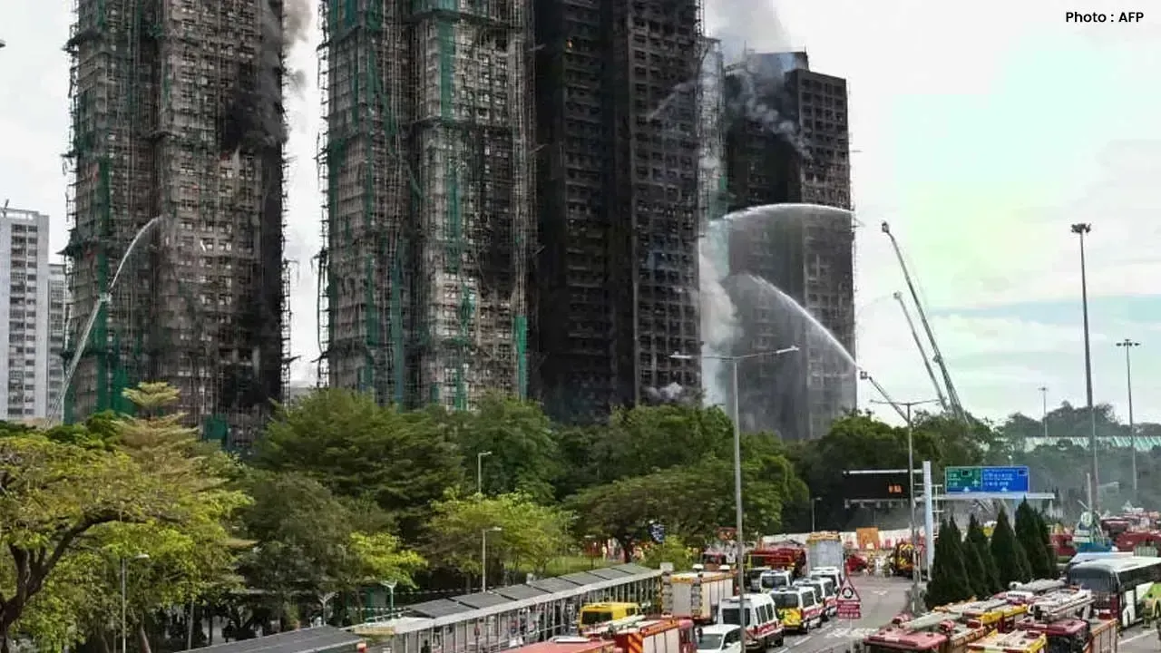 Hong Kong Apartment Fire Kills 55, Nearly 300 Missing, Probe Underway