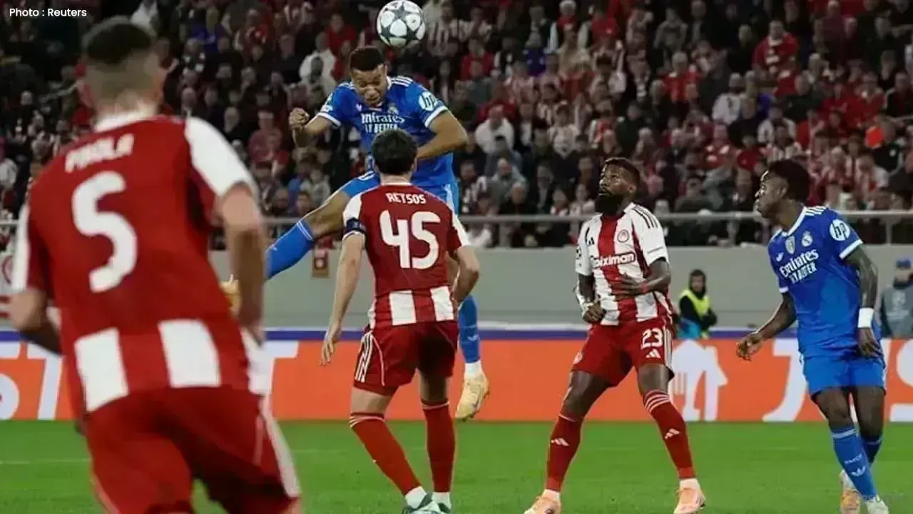 Mbappe Scores Four as Real Madrid Beat Olympiacos 4-3 in Athens