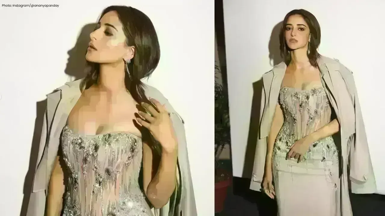Ananya Panday Stuns in Metallic Gown and Shares Stylish Beachwear Looks