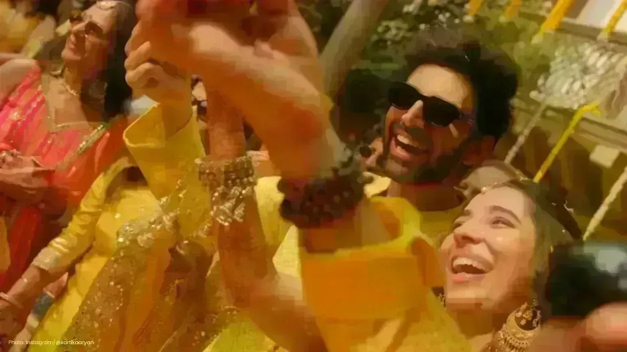 Kartik Aaryan Exudes Joy at Sister's Haldi Celebration