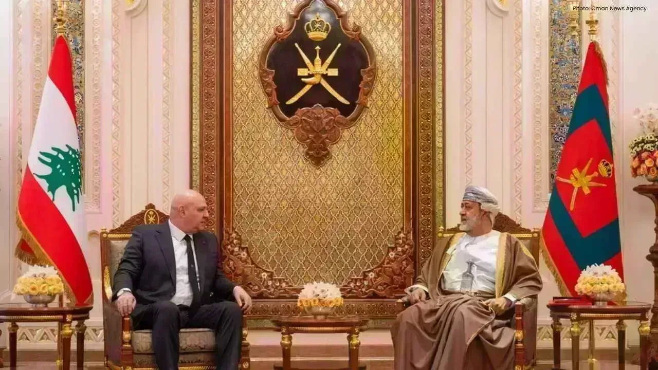 Sultan Haitham Engages with Lebanese President Aoun in Muscat