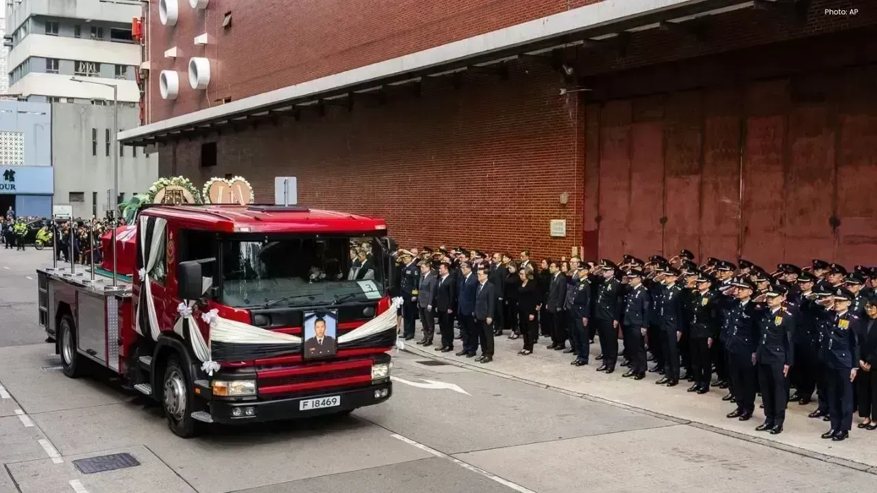 Hong Kong Remembers Firefighter Ho Wai-ho in Heartfelt Ceremony
