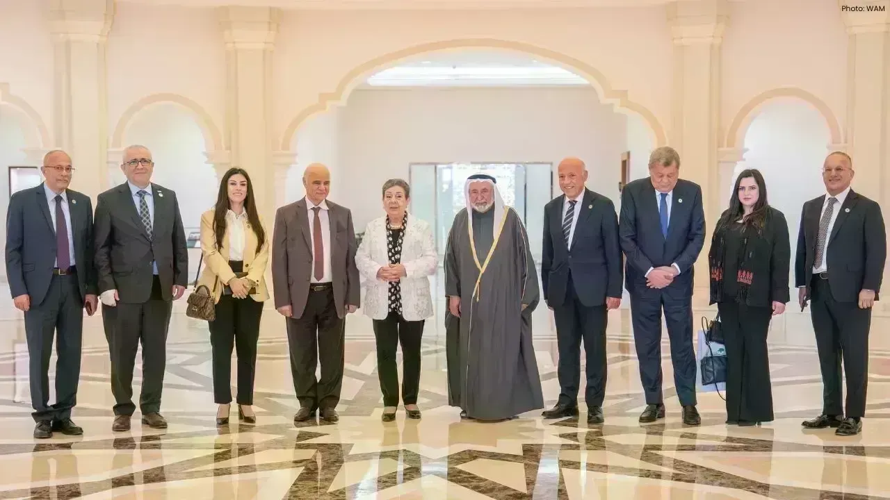 Sheikh Sultan Welcomes Birzeit University Delegates to Enhance Education Initiatives