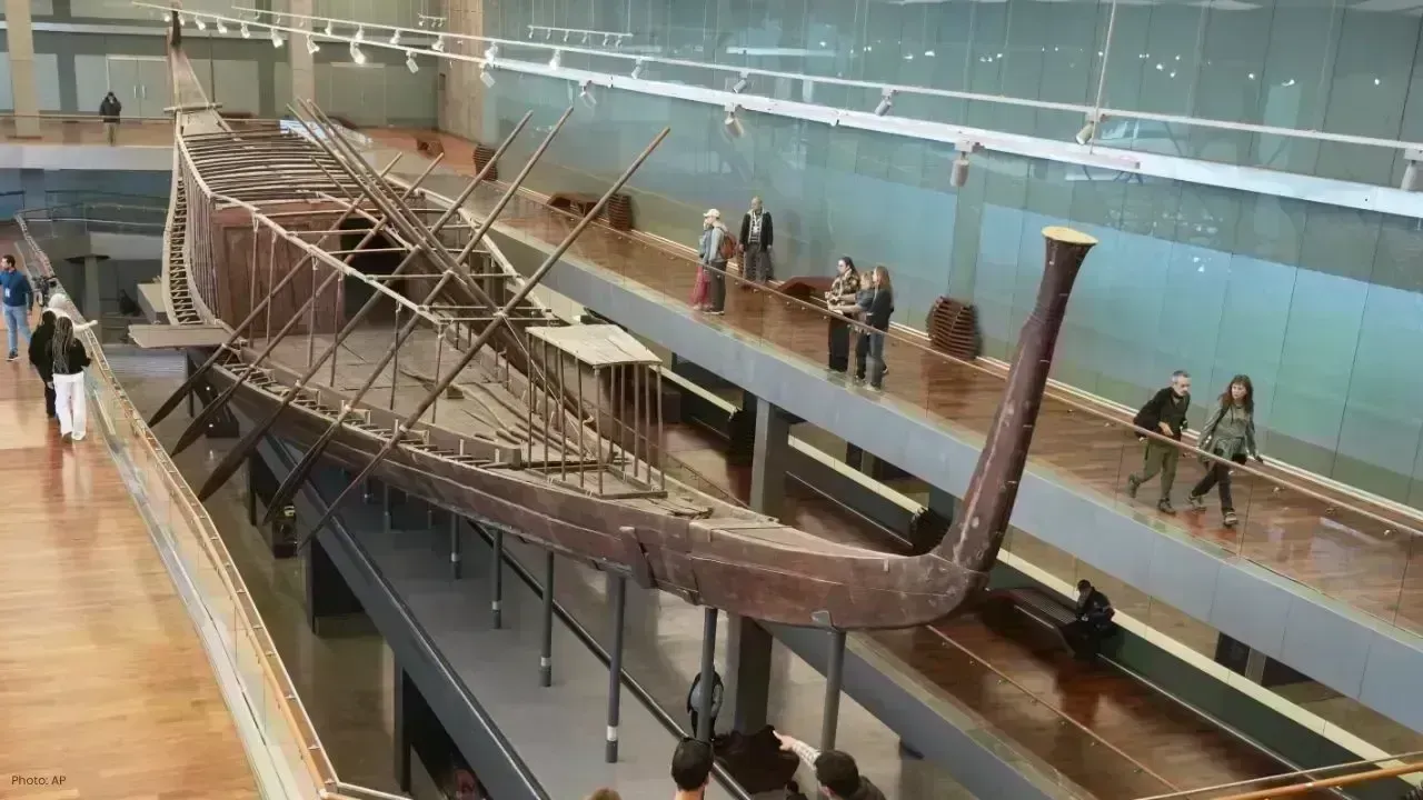 Historic Restoration of Khufu’s Solar Boat Underway at GEM