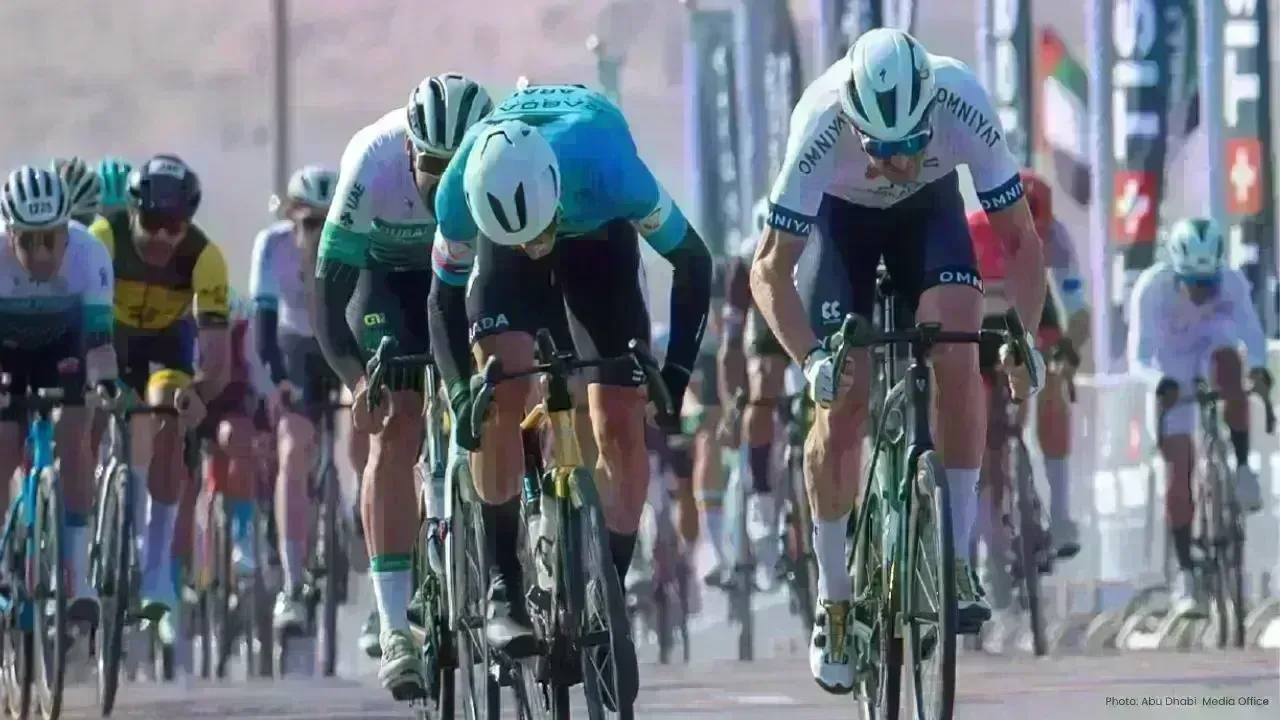 Over 1,000 Cyclists Compete in Abu Dhabi Gran Fondo