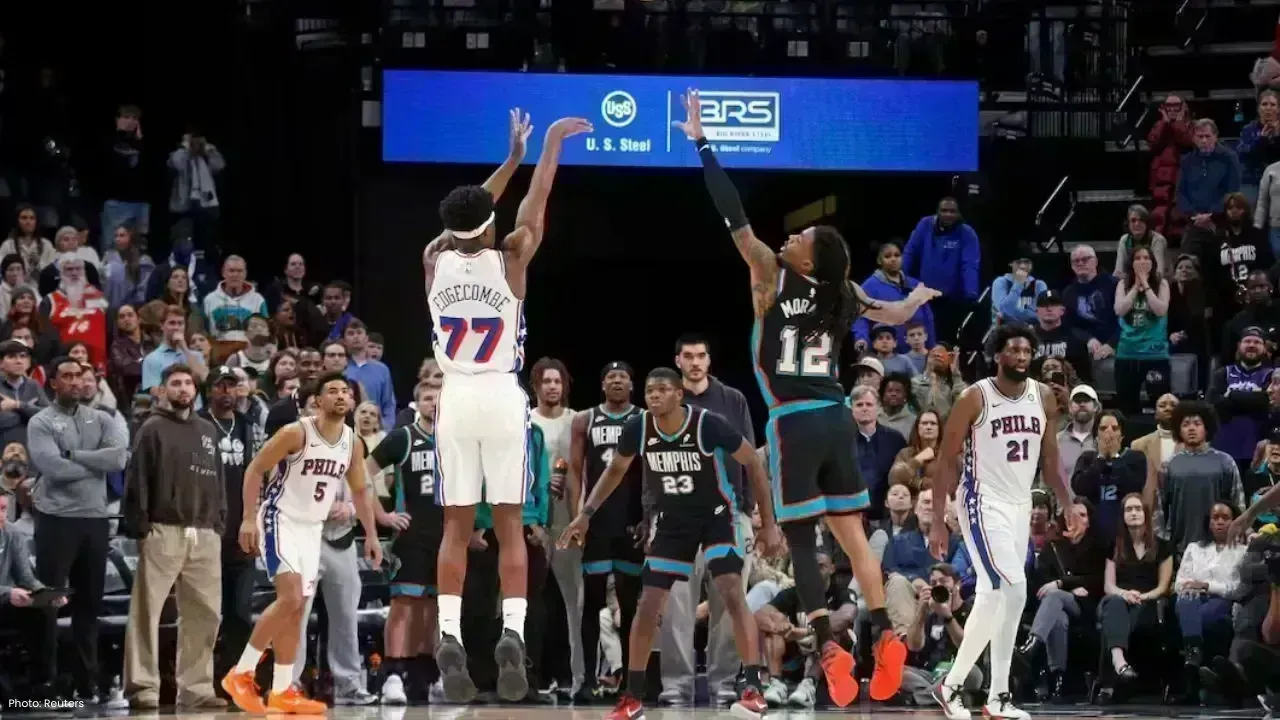 Rookie Edgecombe’s 3-pointer lifts 76ers over Grizzlies in OT thriller