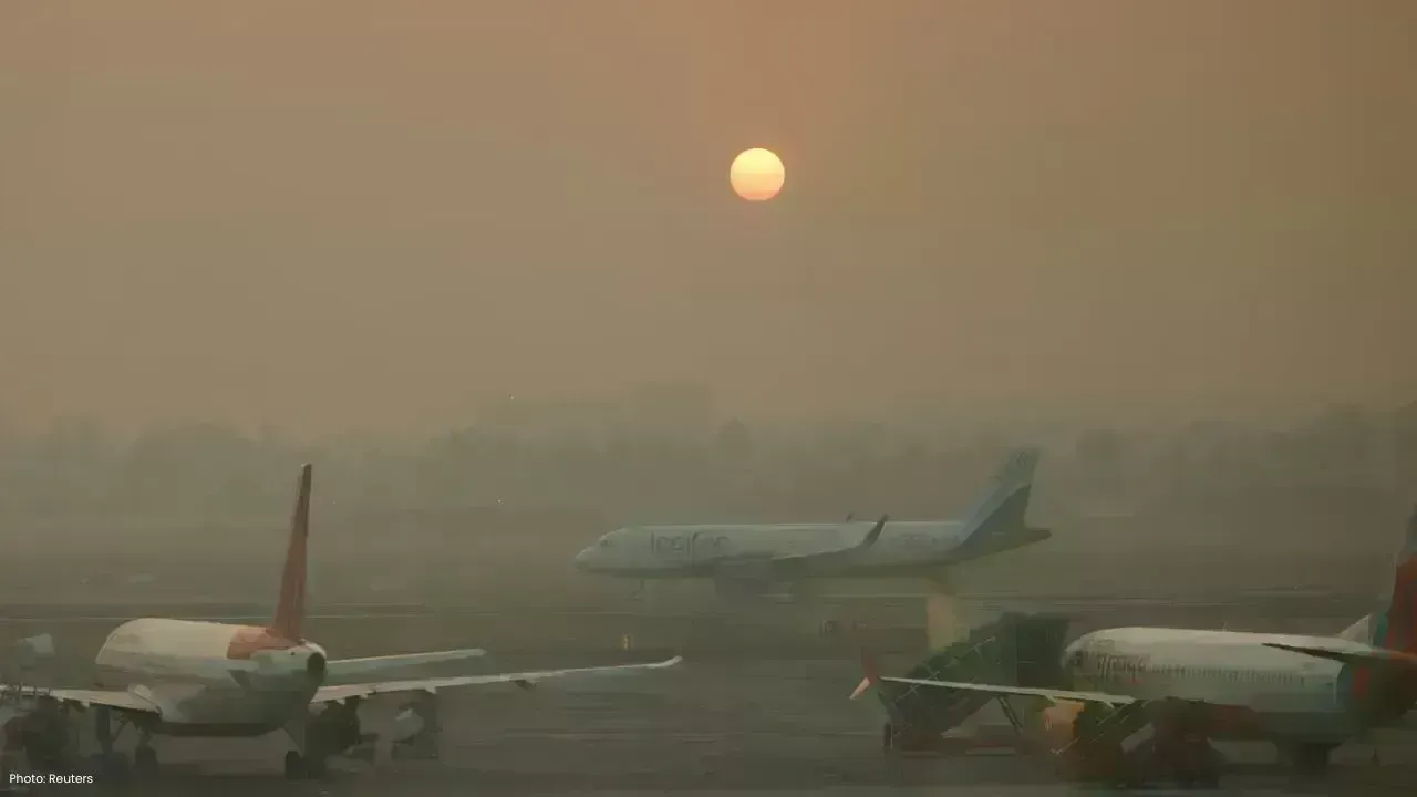 Dense Fog Disrupts Flights at Delhi Airport, Dozens Cancelled