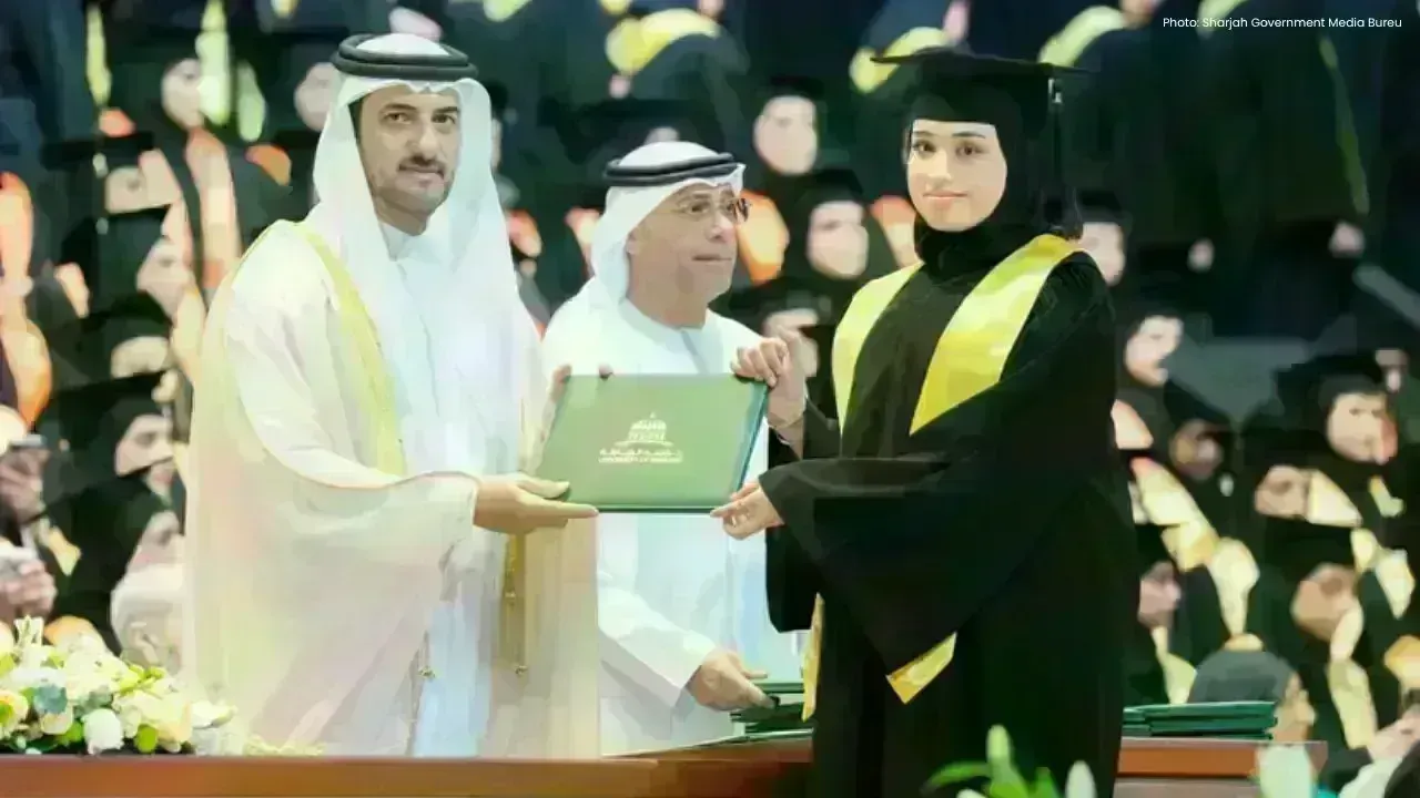 University of Sharjah Honors 664 Women Graduates