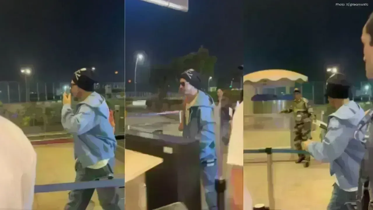 Shah Rukh Khan Seen at Mumbai Airport on His Way to Dubai