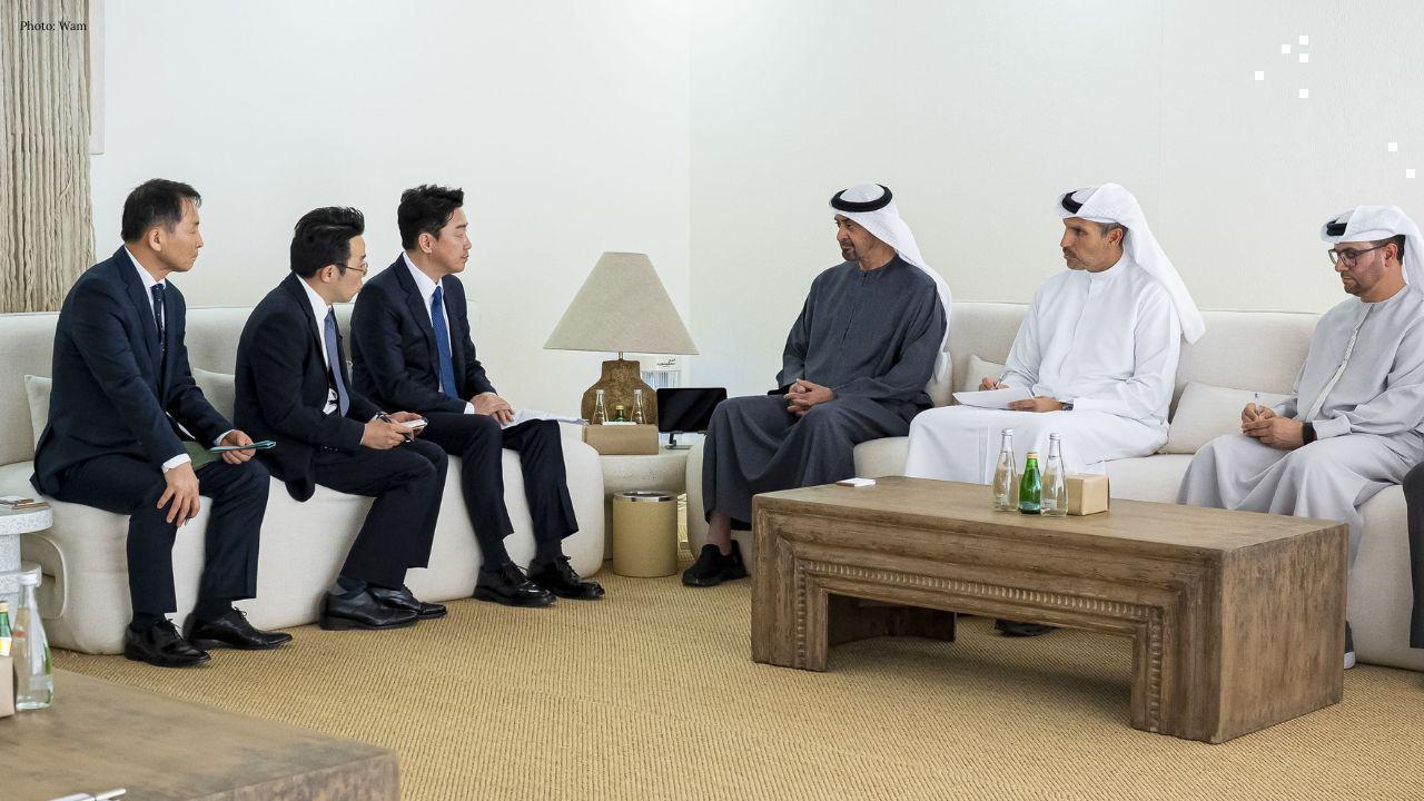 UAE President Meets Korea Envoy