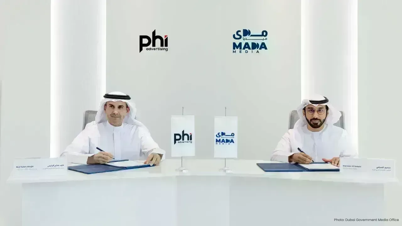 Mada Media Grants Key OOH Advertising Rights to PHI Advertising in Dubai