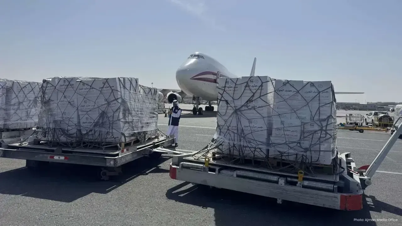 UAE's Humanitarian Flight Delivers 100 Tonnes of Aid to Gaza