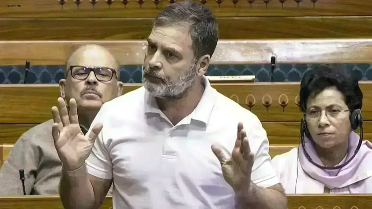 Rahul Gandhi’s Remark Sparks Laughter in Lok Sabha