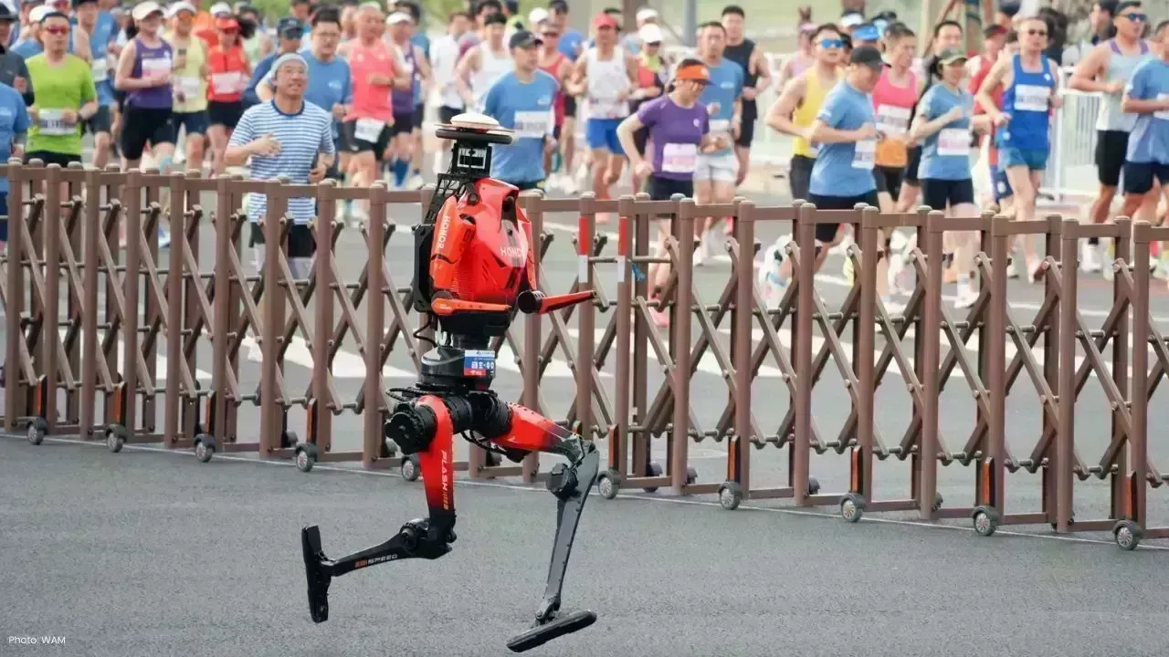 Groundbreaking Humanoid Robot Sets Half Marathon Record in Beijing