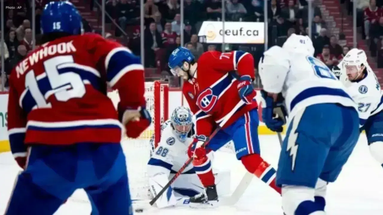 Lightning Strike Back: Intense Game 4 Ends in a 3-2 Victory Over Canadiens
