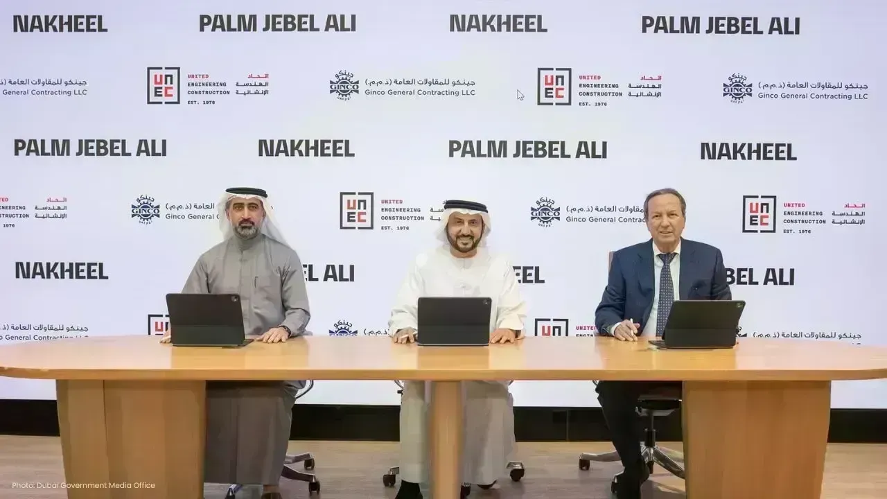 Nakheel Secures AED 3.5 Billion Contract for 544 Villas at Palm Jebel Ali