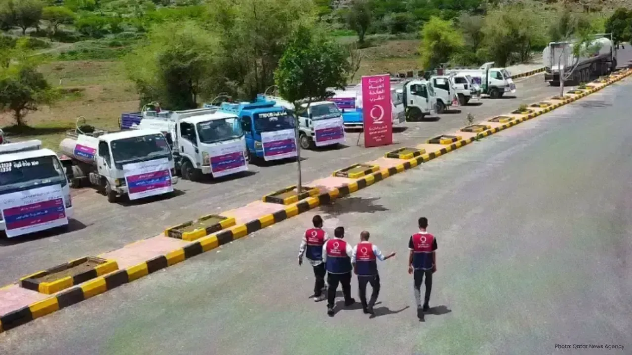 Emergency Water Initiative by Qatar Charity in Taiz, Yemen