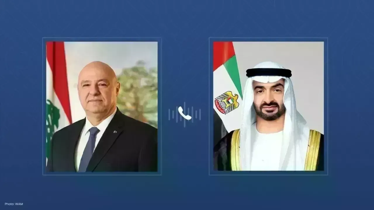 UAE and Lebanon Leaders Hold Talks on Security Matters