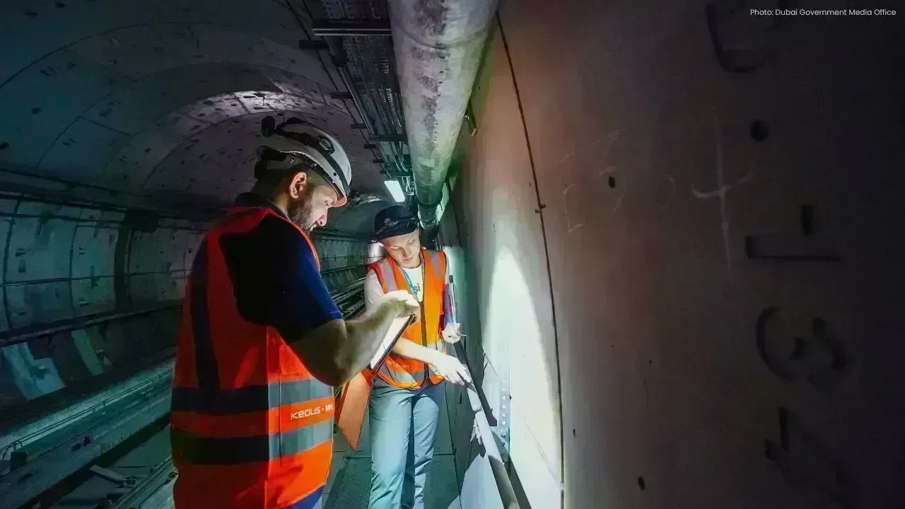 Dubai Metro Tunnel Maintenance Successfully Finalized by RTA