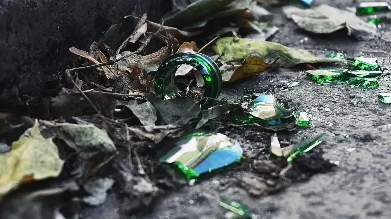 Wine Bottles Thrown During Singapore Standoff
