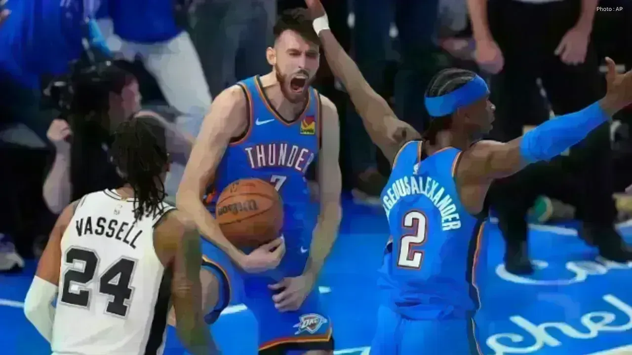 Gilgeous-Alexander Shines as Thunder Surges Past Spurs in Game 2