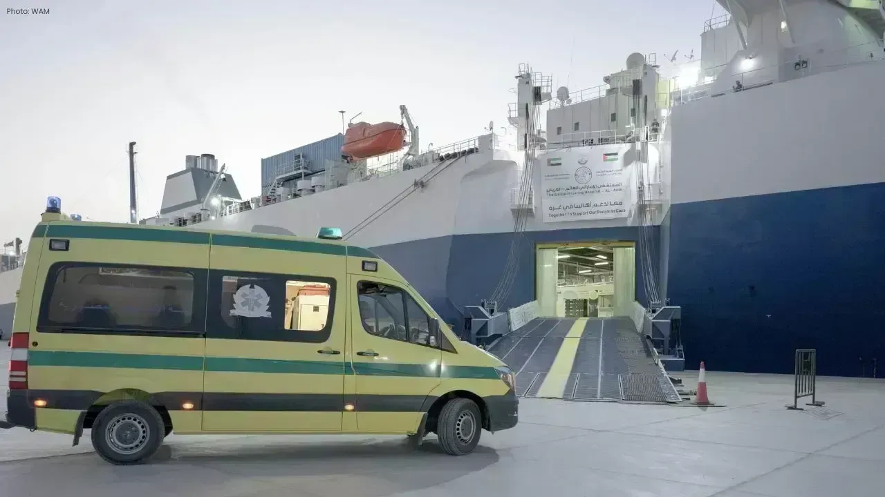 UAE's Al Arish Floating Hospital Welcomes More Patients from Gaza