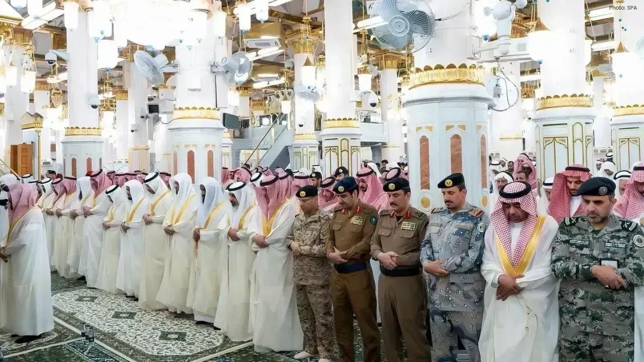 Eid Al-Adha Sees Huge Turnout at Prophet’s Mosque