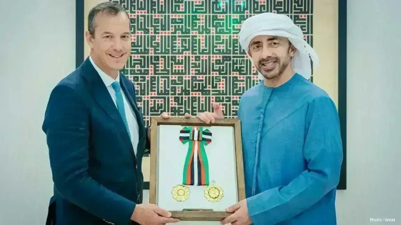 UAE Bestows First Class Order of Independence on UK Ambassador