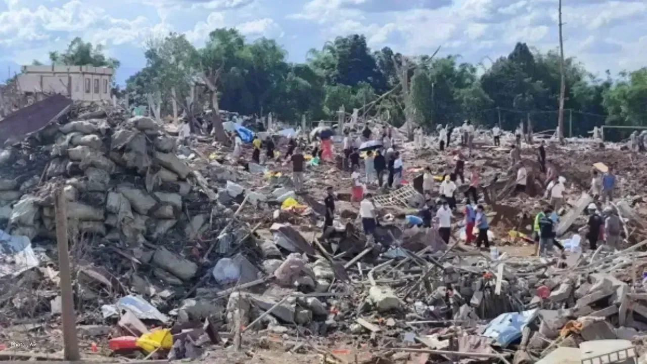 Tragic Building Explosion Claims Over 45 Lives in Myanmar